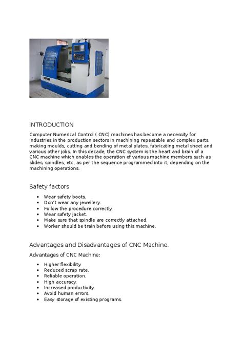 cnc machine internship report|cnc machine report.